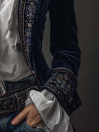 Women’s Long Embroidered Jacket
