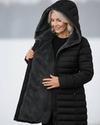 Women’s Fleece Lined Winter Puffer Coat