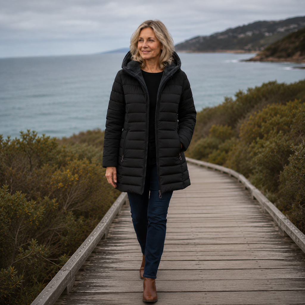 Women’s Quilted A-Line Winter Coat