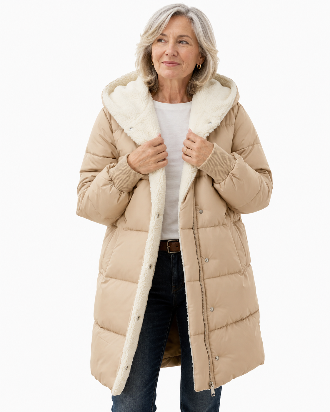 Women’s Hooded Quilted Puffer Coat
