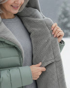 Women’s Fleece Lined Winter Puffer Coat