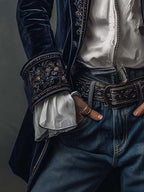 Women’s Long Embroidered Jacket