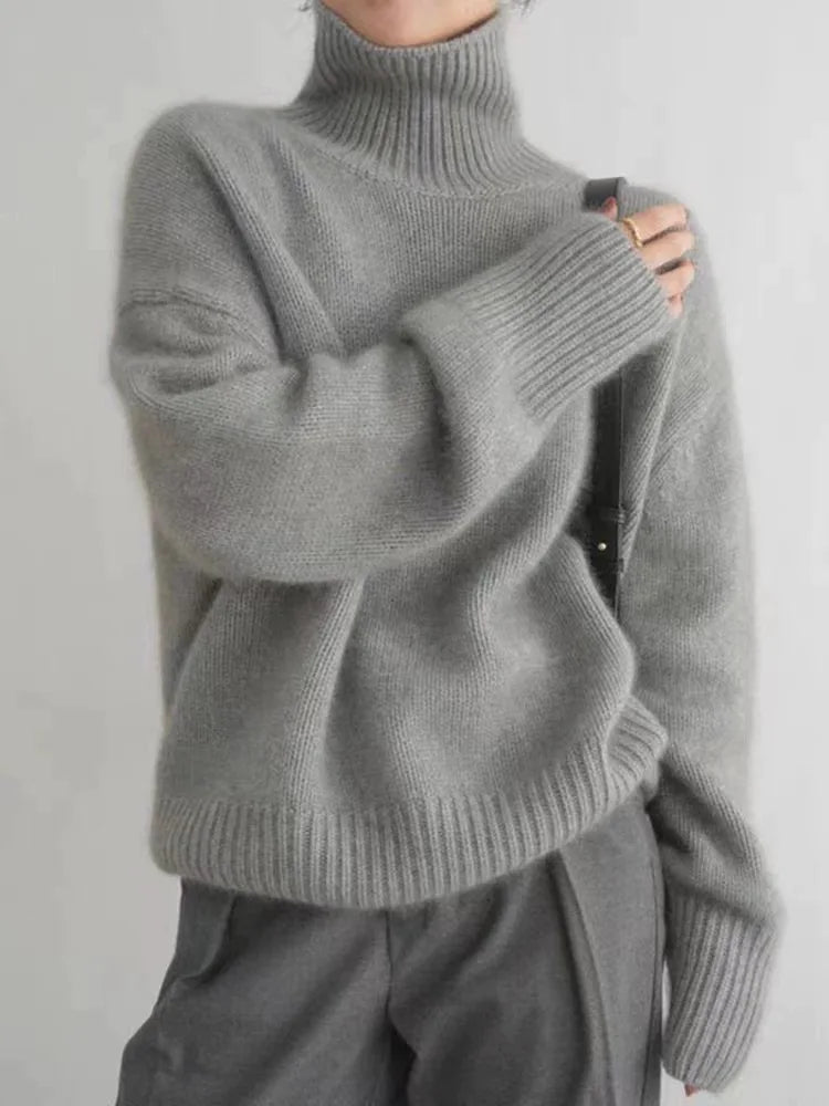 Women’s Soft Touch Long Sleeve Turtleneck Sweater