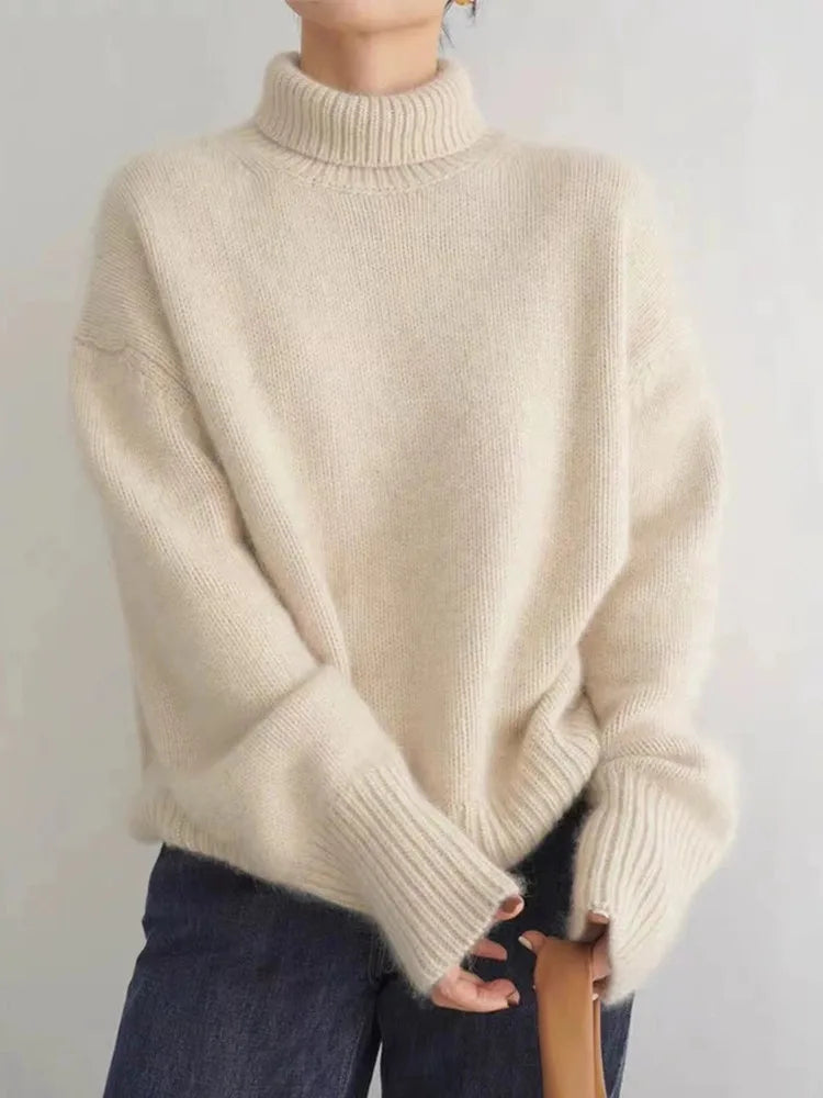 Women’s Soft Touch Long Sleeve Turtleneck Sweater