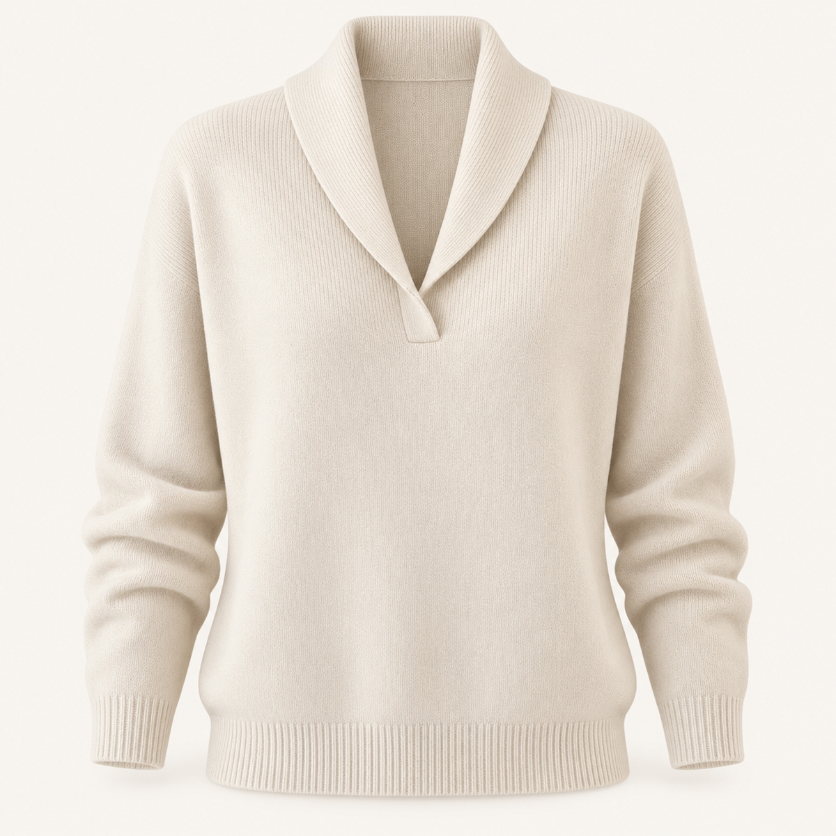 Eveline | Draped V-Neck Sweater