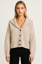 Women’s Deep V-Neck Knit Cardigan