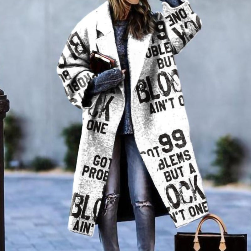 Women’s Longline Quilted Puffer Coat