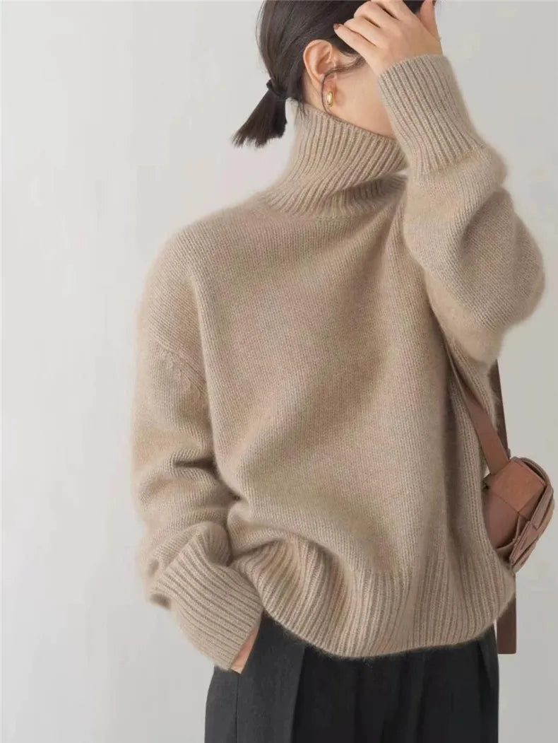 Women’s Soft Touch Long Sleeve Turtleneck Sweater
