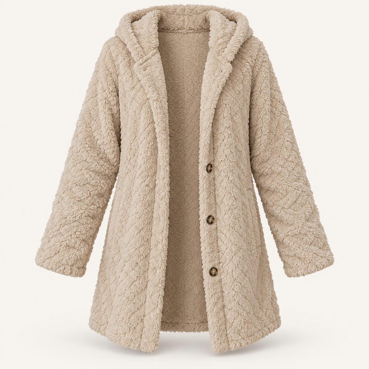 Women's Hooded Button Down Jacket