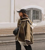 Women’s Fringed Scarf Jacket