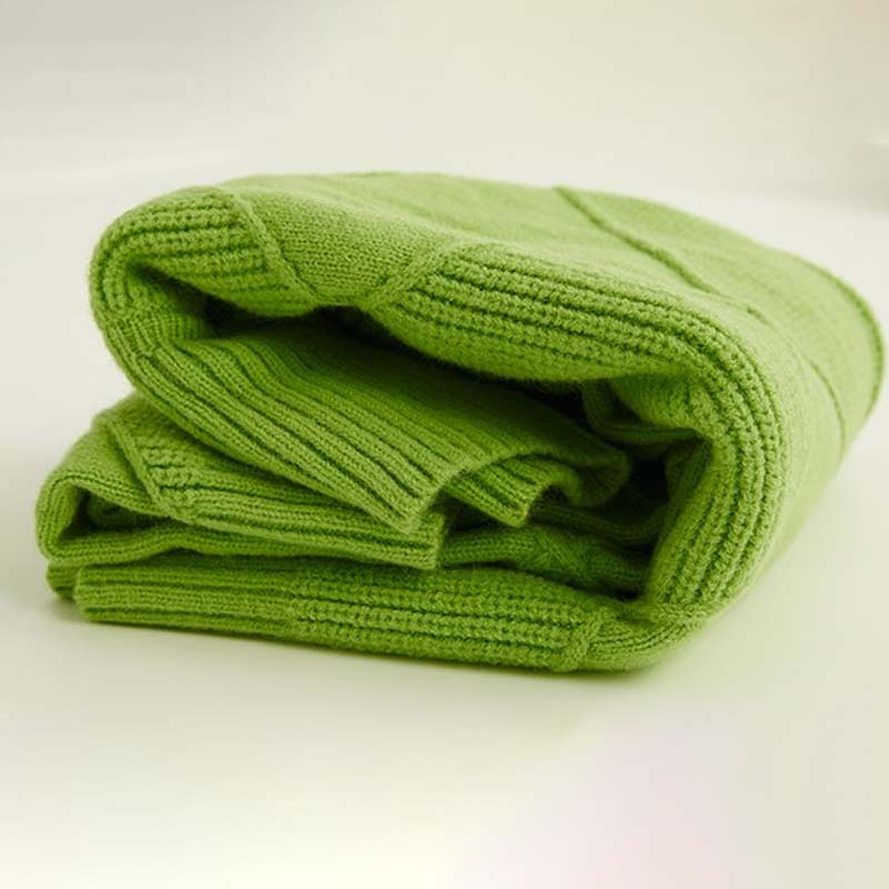 Women’s Textured Turtleneck Knit Sweater