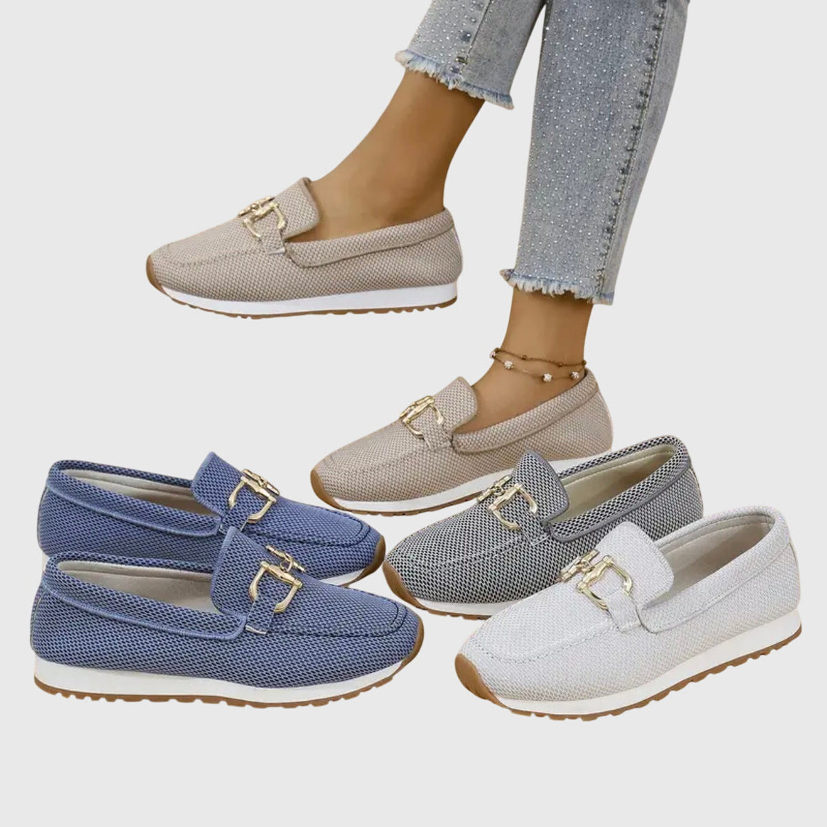 Women’s Slip-On Comfort Loafer Sneakers