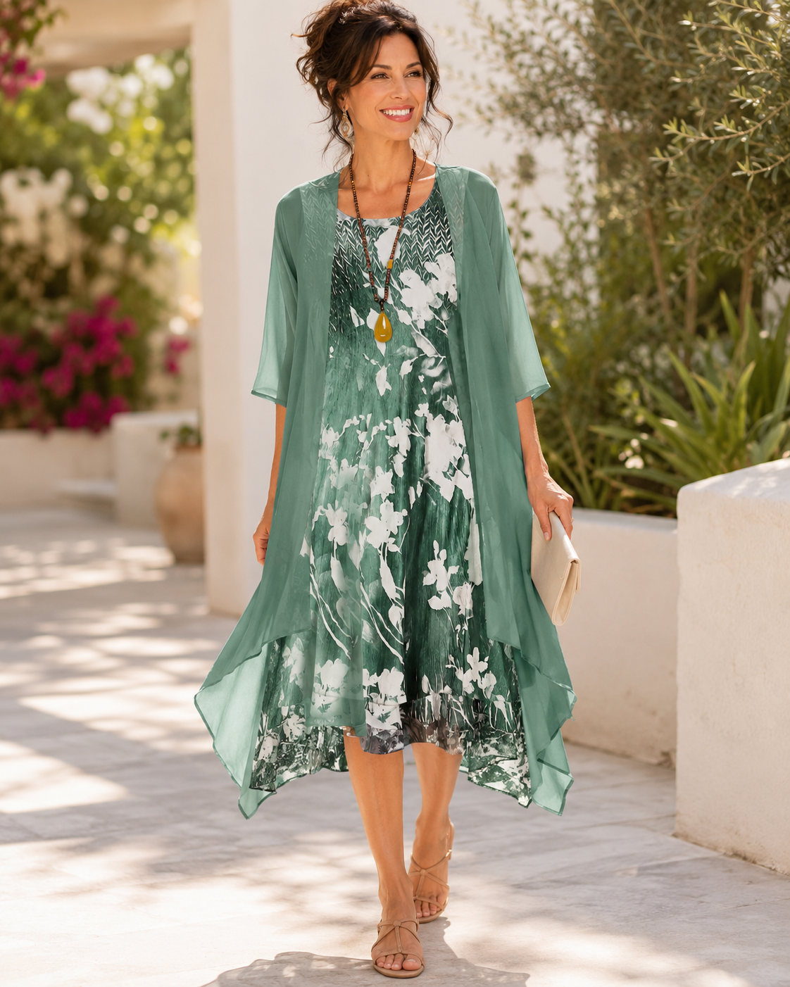 Women’s Lightweight Layered Summer Dress