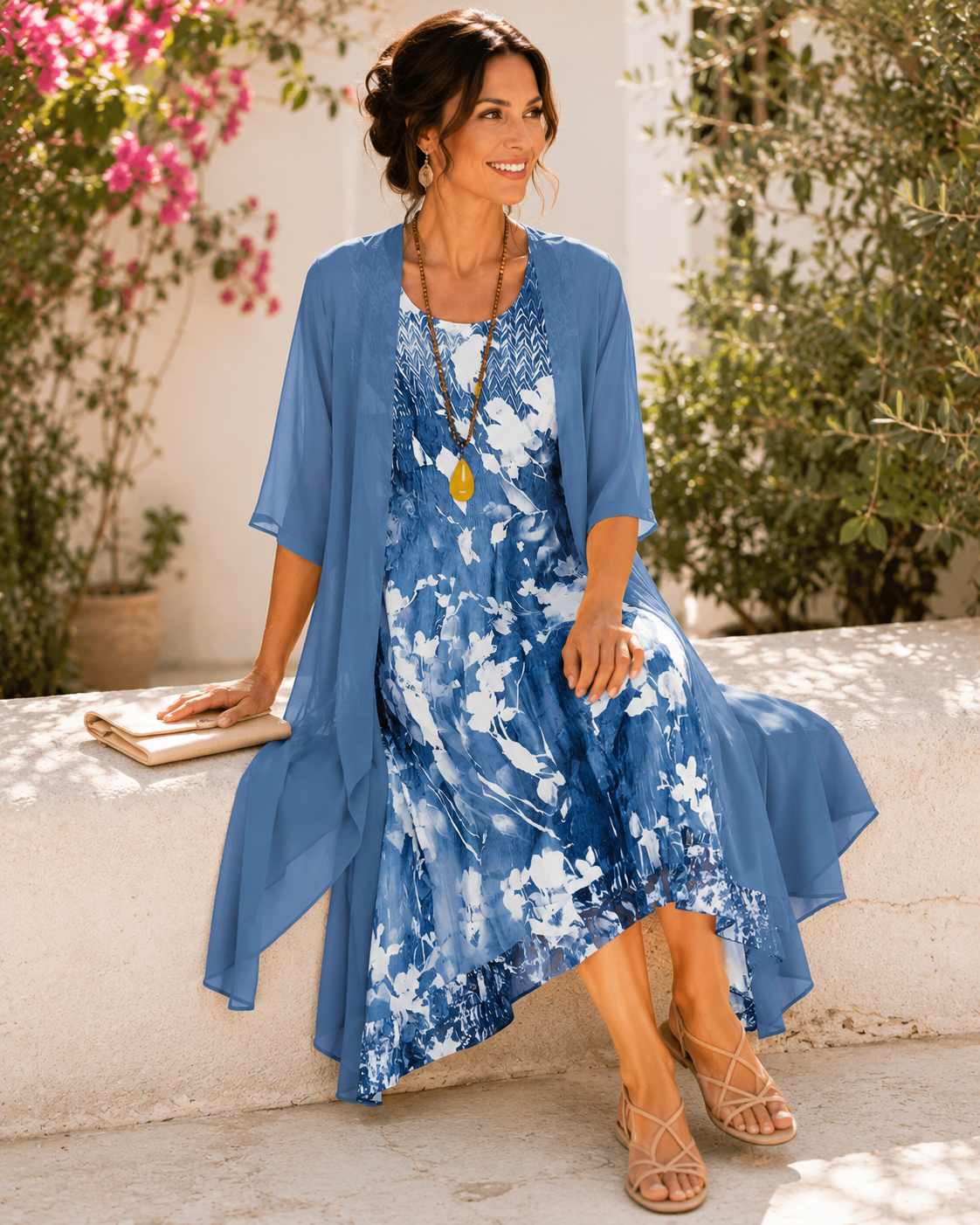 Women’s Lightweight Layered Summer Dress