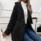 Women's Hooded Button Down Jacket