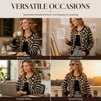 Women's Leopard Print Cardigan
