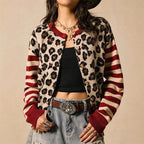 Women's Leopard Print Cardigan